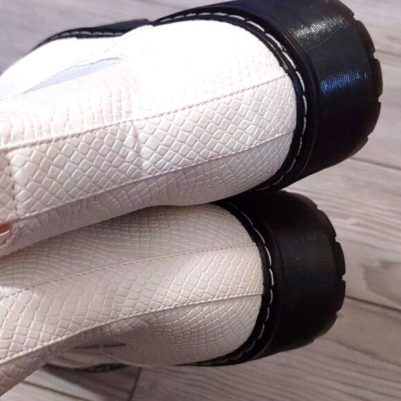 (14-3772) Katliu Women's Platform Ankle Boots Chelsea Sz 10 - Picture 8 of 12